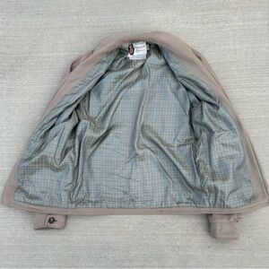 50’s True Vintage JCPENNY Tan Brown Wool Zip Up Mens Size S Measures To M Jacket